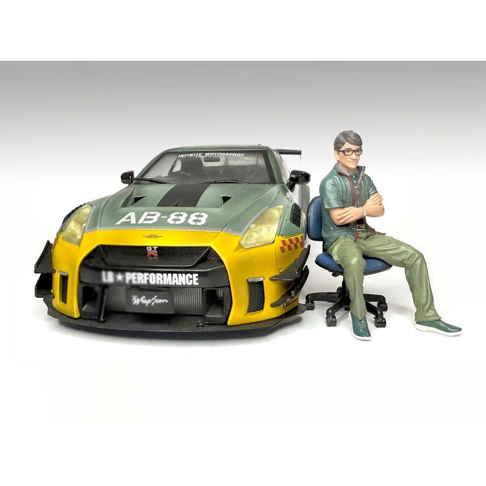 Figura American Diorama Top Tuners #1 Premium em escala 1/18