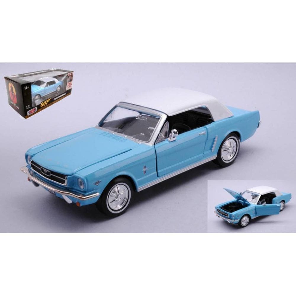 Modelo de carro moldado sob pressão Motormax 1964 1/2 Ford Mustang 1/24 Scale
