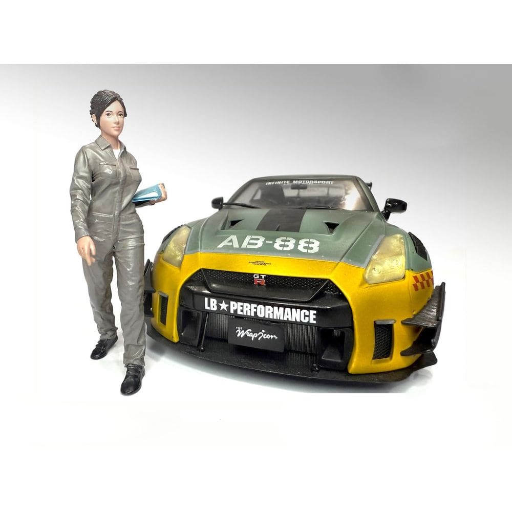 Figura American Diorama Top Tuners #2 para modelos em escala 1/18