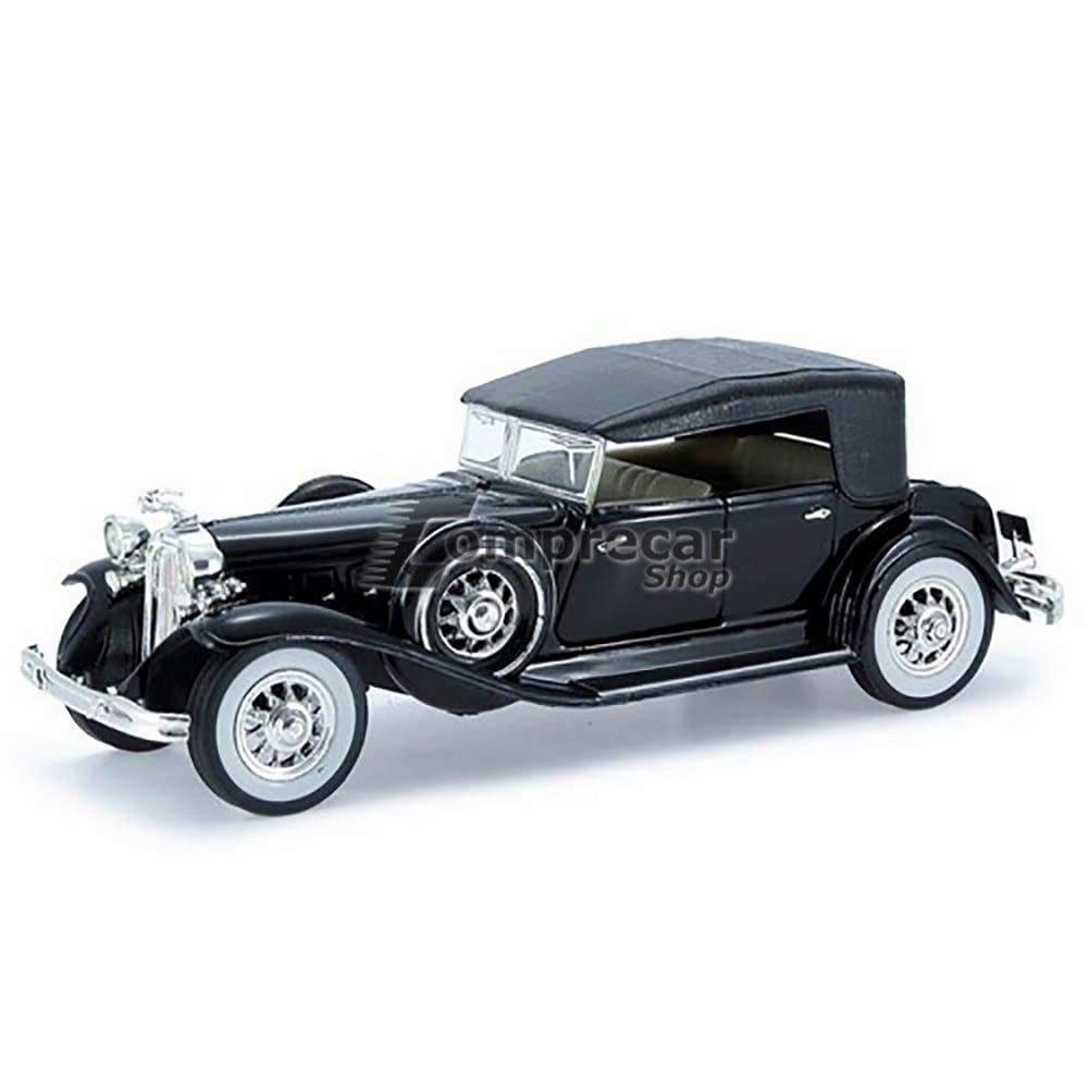 Carro Diecast Signature Models Chrysler Lebaron 1932 Preto