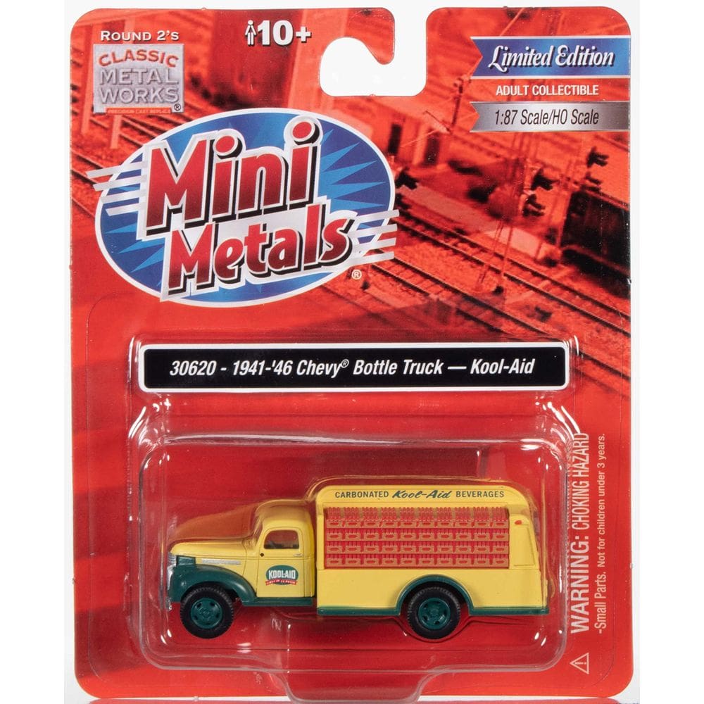 Mini Metals AW AUTO WORLD Caminhão Garrafa Chevy 1941-46