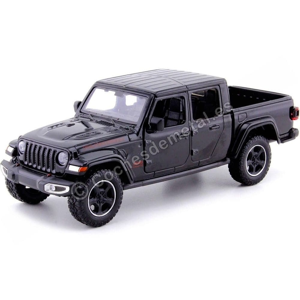 Carro em Miniatura Diecast Motormax Jeep Gladiator Rubicon Preto