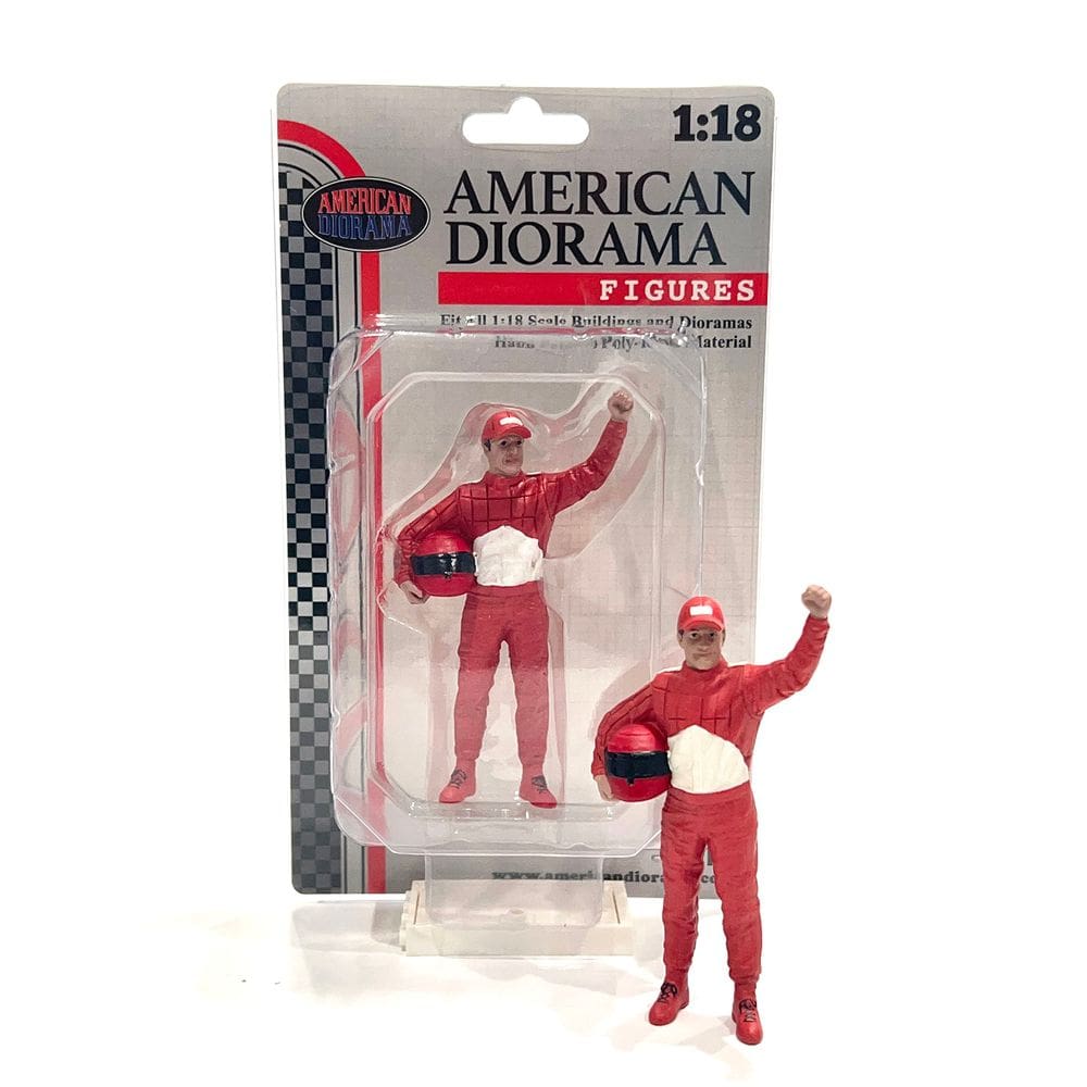 Figura American Diorama Lenda das Corridas Anos 1990 Escala 1:18