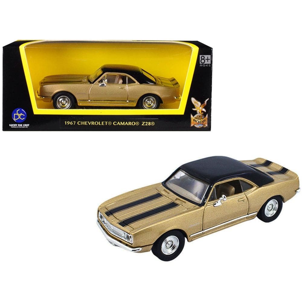Modelo Diecast Car Road Signature 1967 Chevrolet Camaro Z-28 1/43