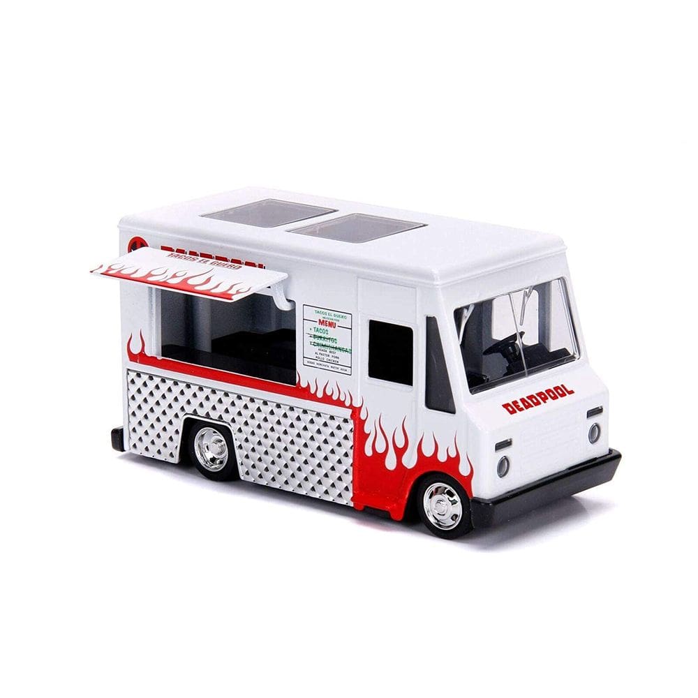 Carro Diecast Jada Deadpool 1:32 Food Truck Branco