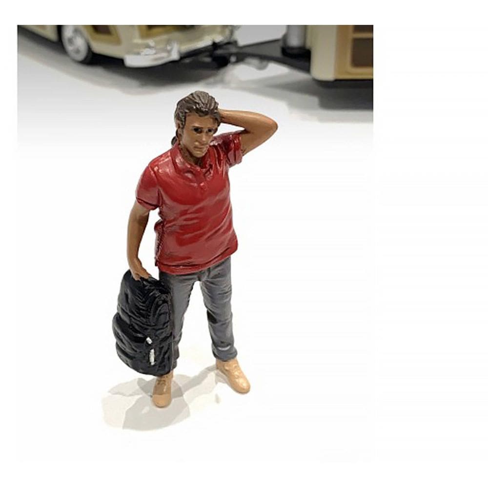Figura para modelos em escala 1/18 American Diorama Campers 4