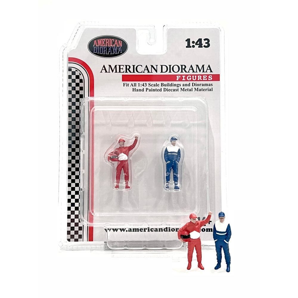 Figuras Diecast American Diorama 1:43 Conjunto Lendas das Corridas