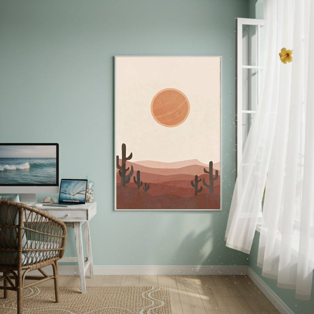 Quadro Decorativo Imenso No Céu 70x50cm Mold Preta