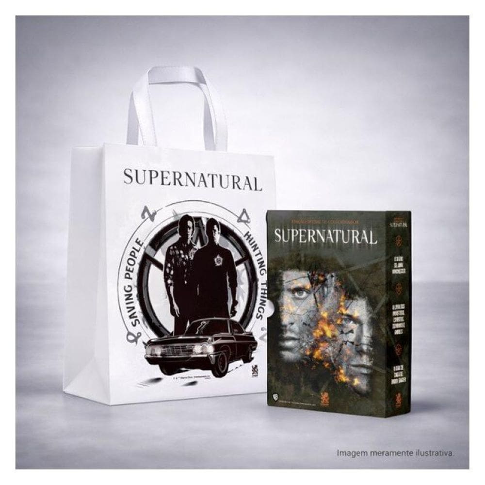 Supernatural - Edição Oficial De Colecionador Com 3 Livros Edição De Luxo + Ecobag Exclusiva