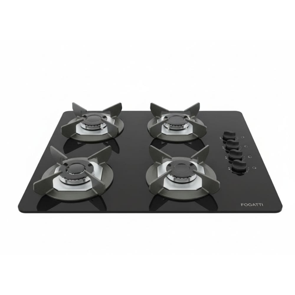 Cooktop Fogatti Safe Ferro Fundido 4 Bocas a Gas