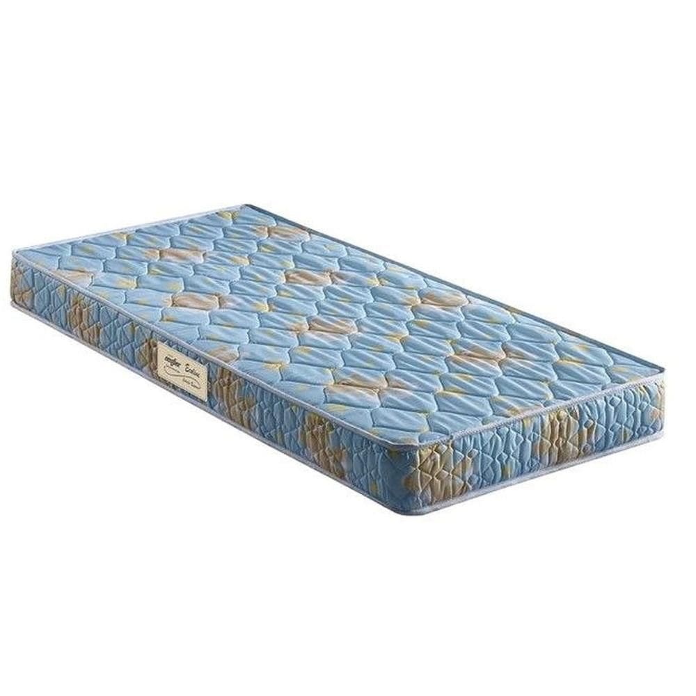 Colchão Infantil para Berço Espuma D18 Ecoflex Ecoline Verde Bordado 60x130x10cm