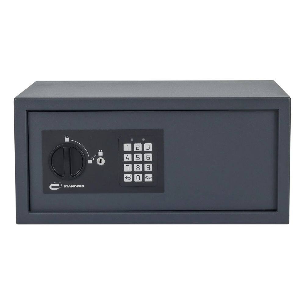 Cofre Digital Senha E Chave Aco 20l 20x43x30cm