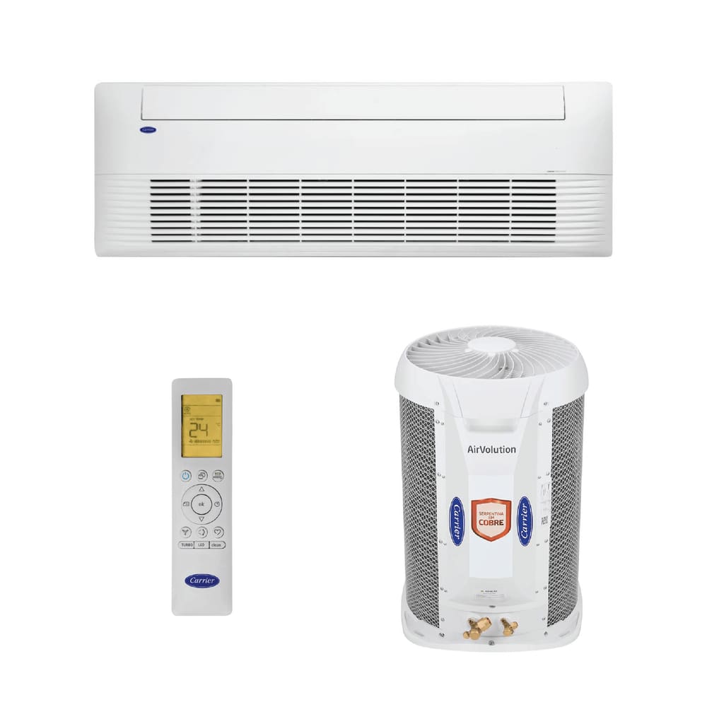 Ar Condicionado Split Cassete 1 Via Carrier Inverter Connect 24.000 Btus Frio 220v R-32