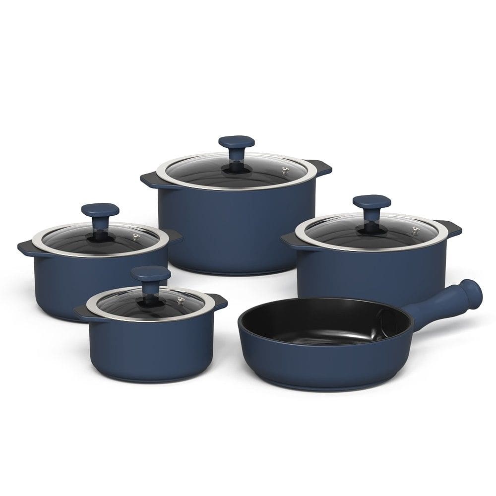 Jogo de Panelas de Cerâmica Slim 5 Peças Azul Indigo Ceraflame