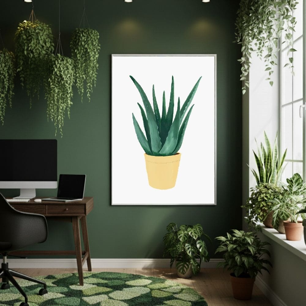 Quadro Decorativo Espada De São Jorge 70x50cm Mold Preta