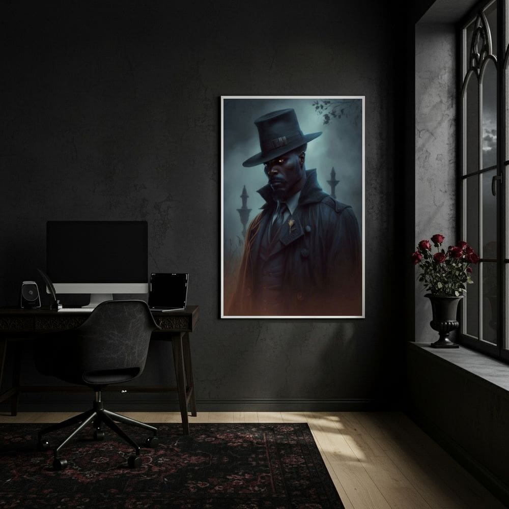 Quadro Decorativo Exu - Entidade Guardiã - 70x50cm