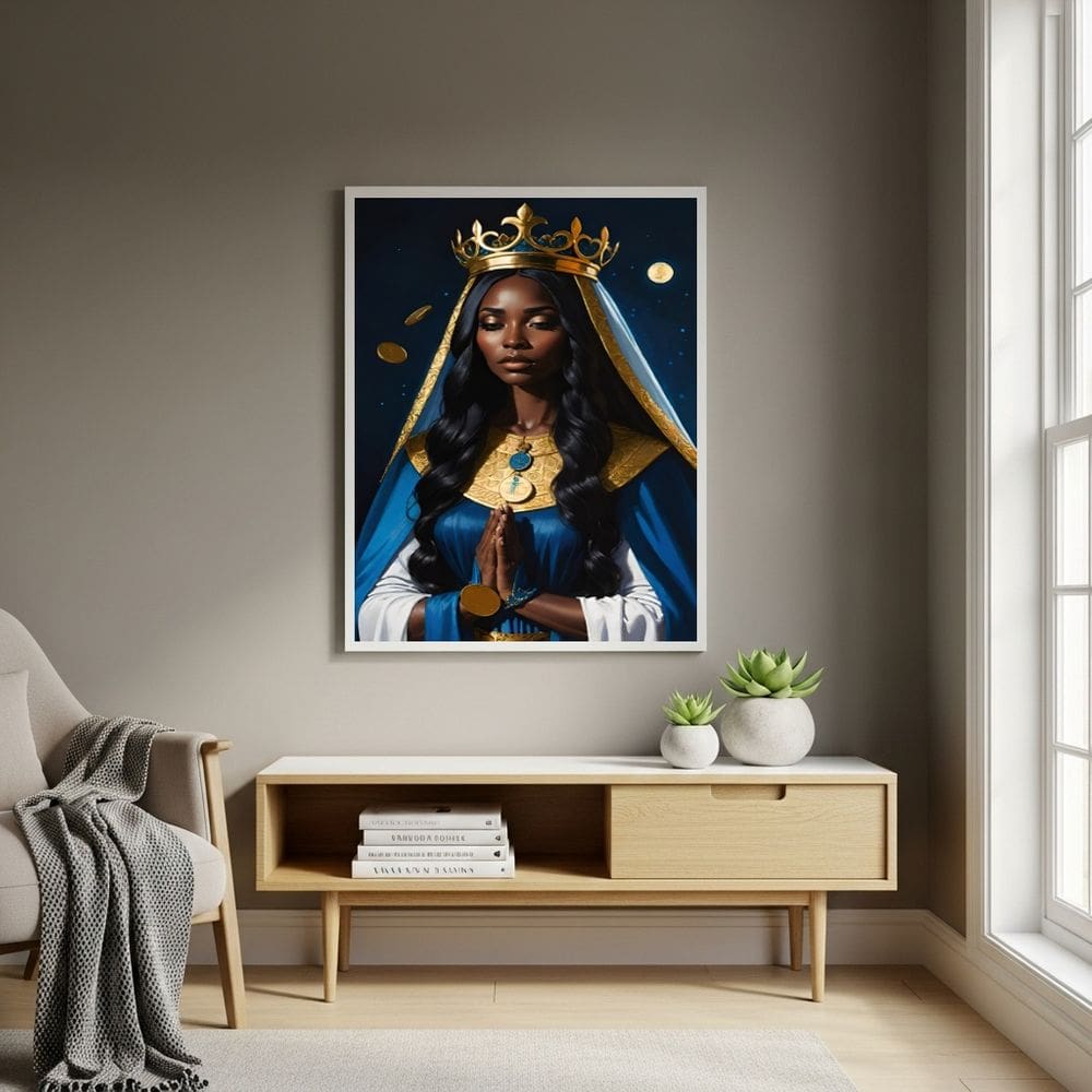 Quadro Decorativo Arte de Santa Sara Kali - 70x50cm