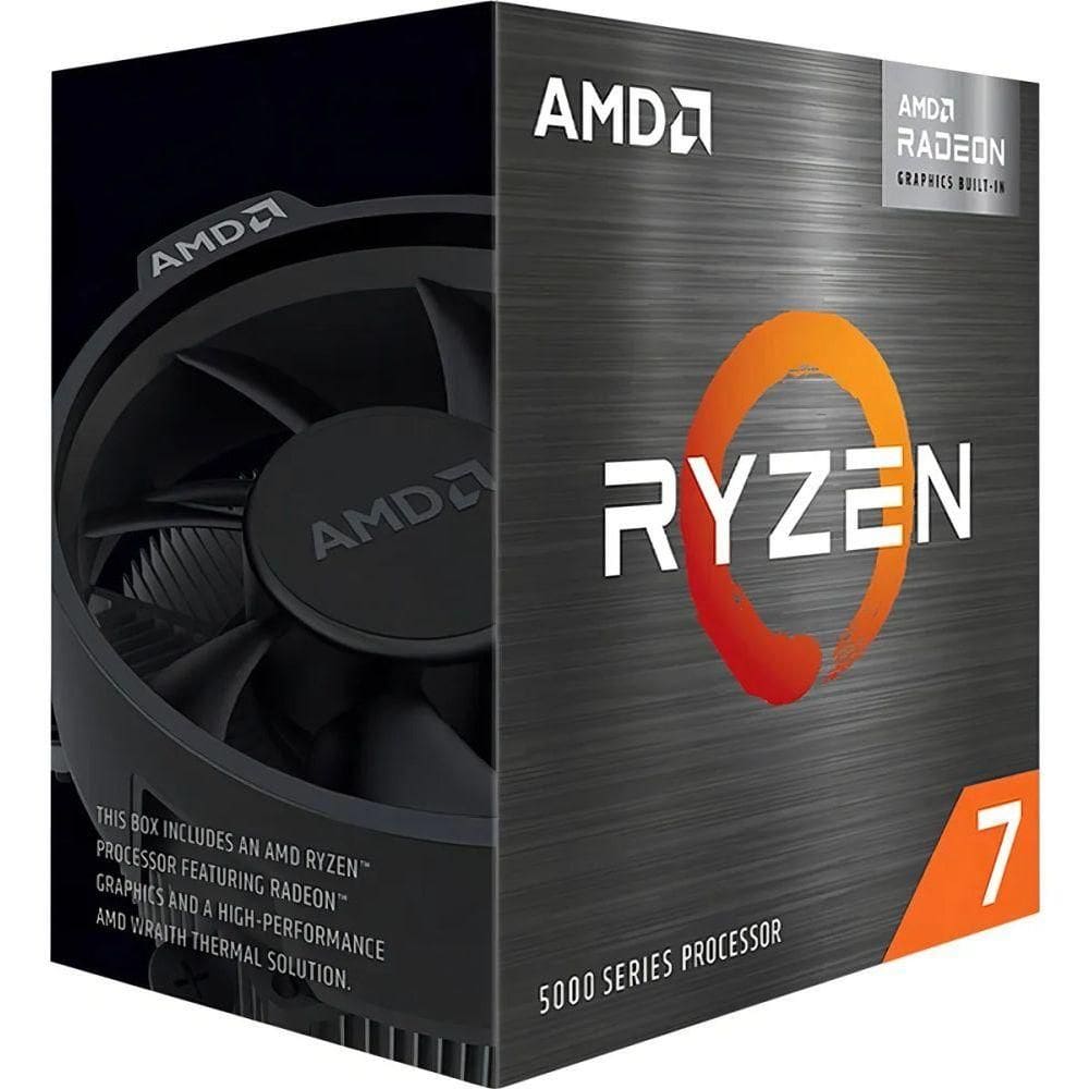 Processador Amd Ryzen 7 5700g, 3.8ghz (4.6ghz Max Turbo), Cache 20mb, 8 Núcleos, 16 Threads, Vídeo Integrado, Am4
