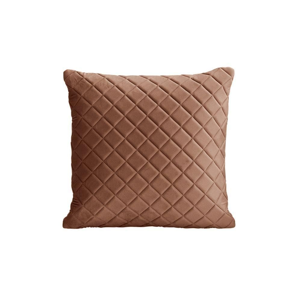 Almofadas Tressê Decorativas 40x40cm Veludo - Nexta Casa Cor Marrom