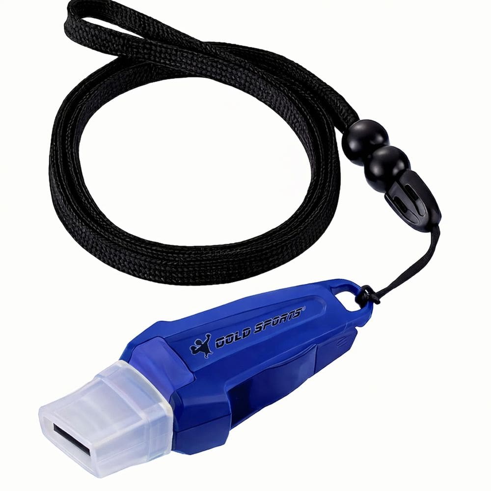 Apito Gold Sports Whale Pro c/ Bocal de Silicone e Cordão de Pescoço - Alta Intensidade Voley