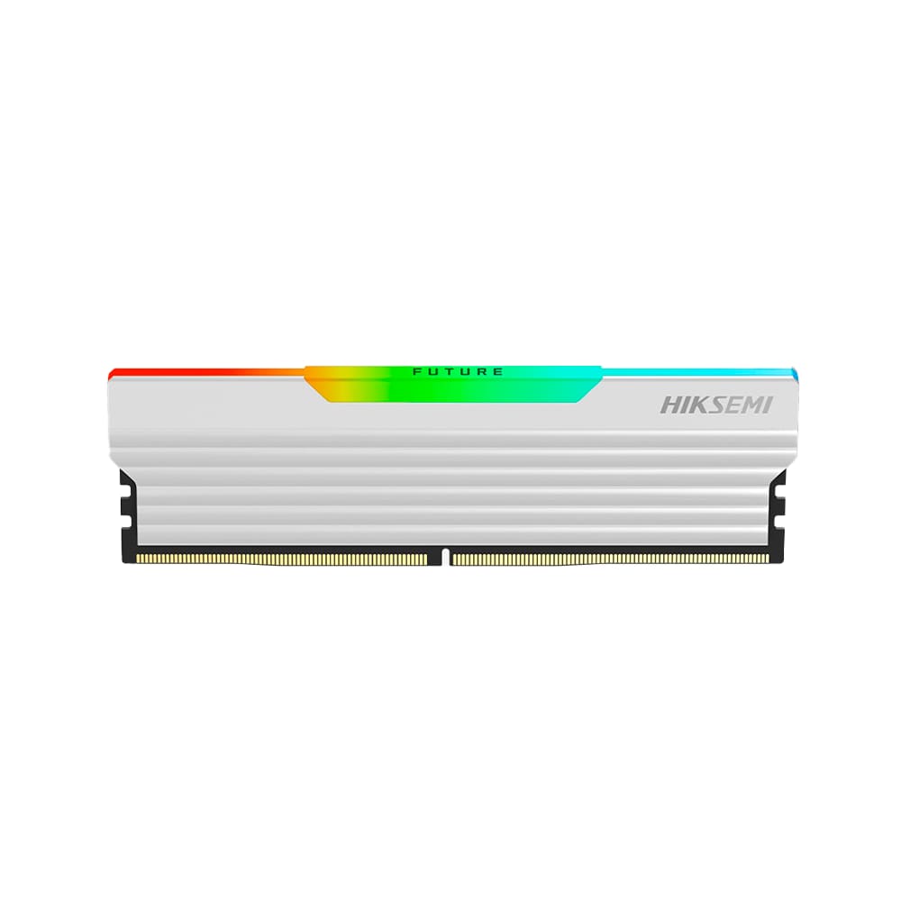 Memoria RAM Desktop Hiksemi Future 16GB 3200MHz RGB Branco