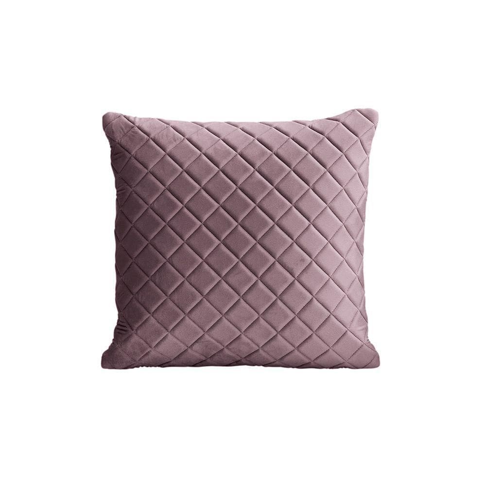 Almofadas Tressê Decorativas 40x40cm Veludo - Nexta Casa Cor Rosê