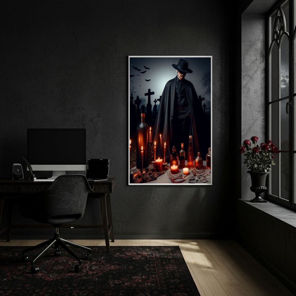 Quadro Decorativo Exu Tiriri - 70x50cm