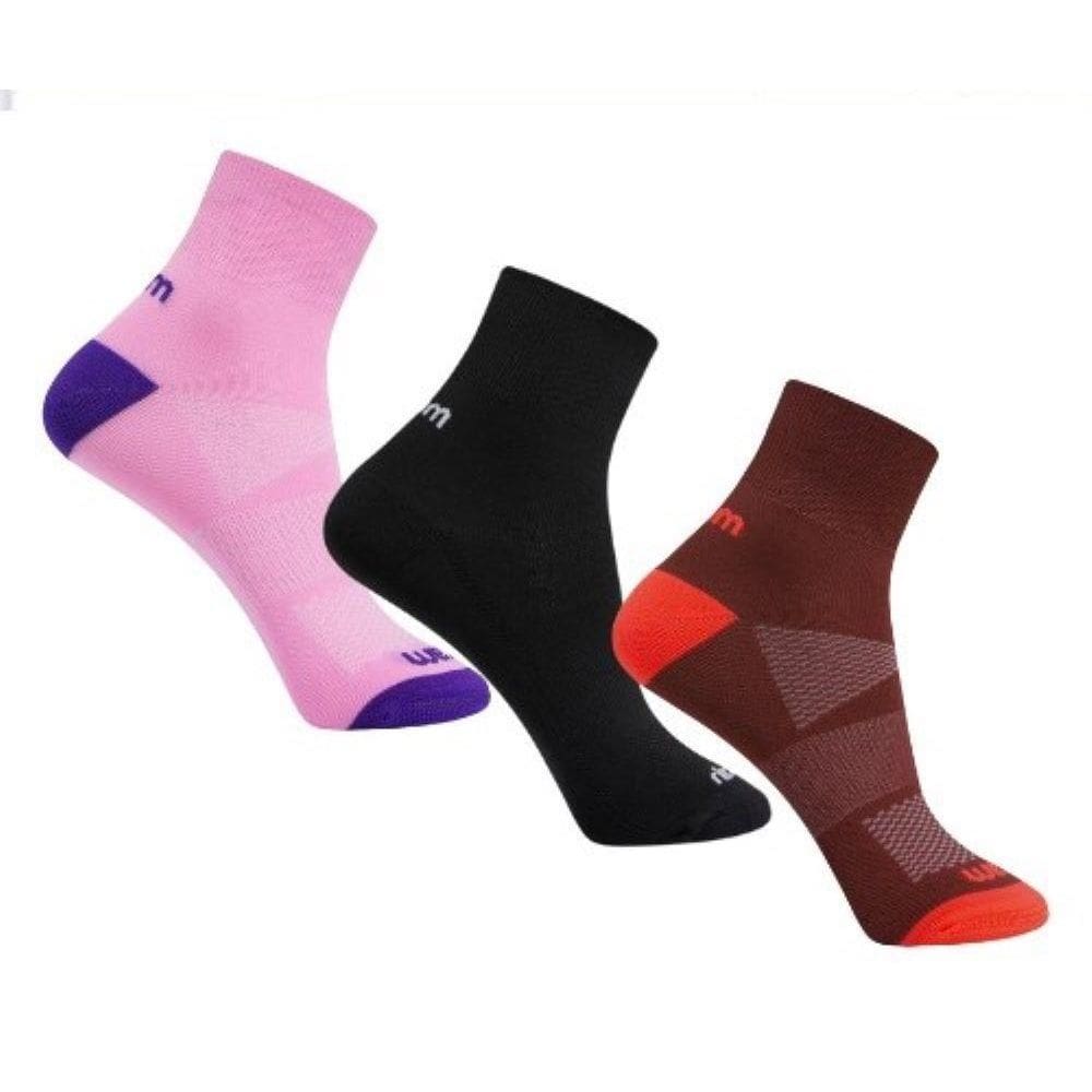 Kit 3 Meias Dupla Camada Anti Bolhas Corrida Fitnes Rikam