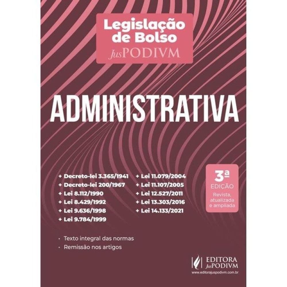 Legislação De Bolso Administrativa - 2026