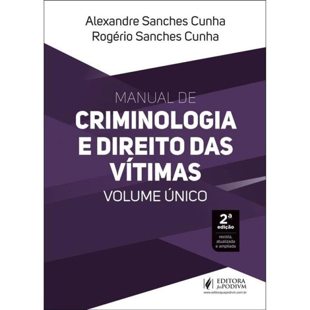 Manual De Criminologia E Direito Das Vítimas - Volume Único - 2026