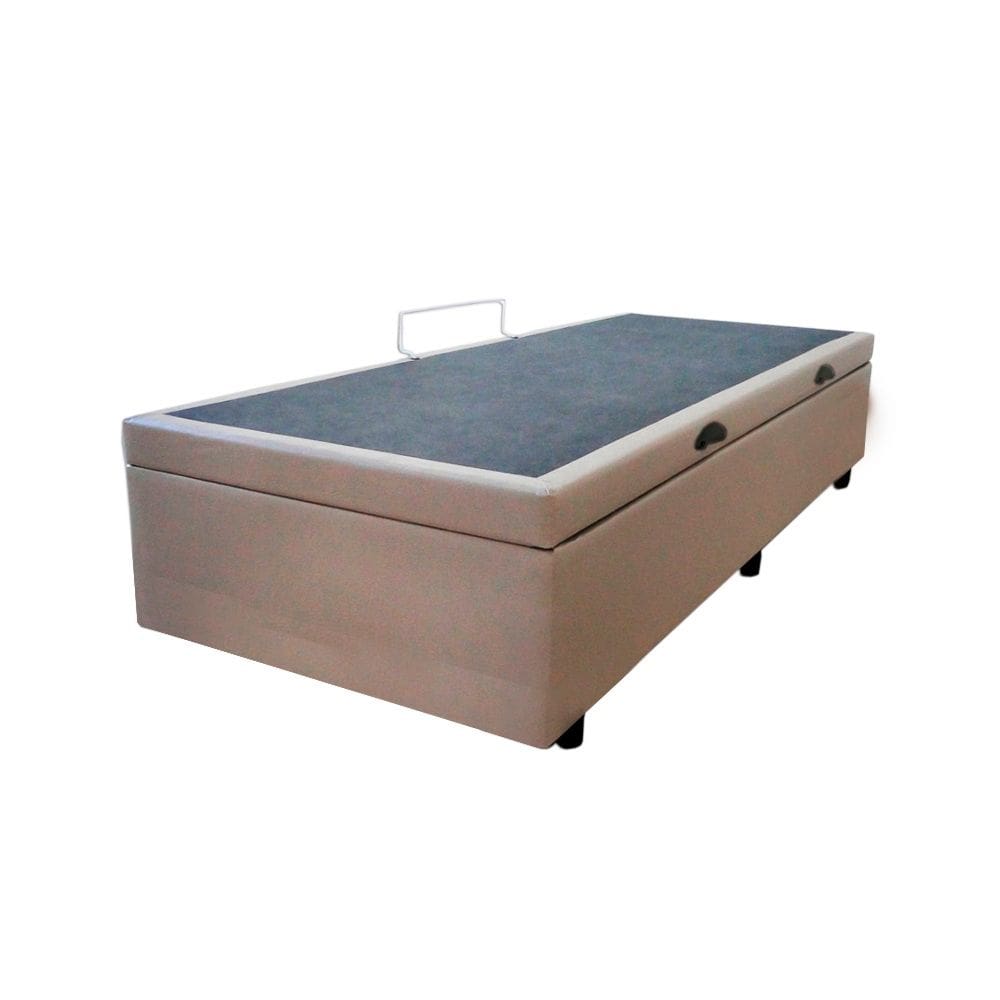 Base Box Bau Solteiro Sintetico Premium Santo Box 47x88x188