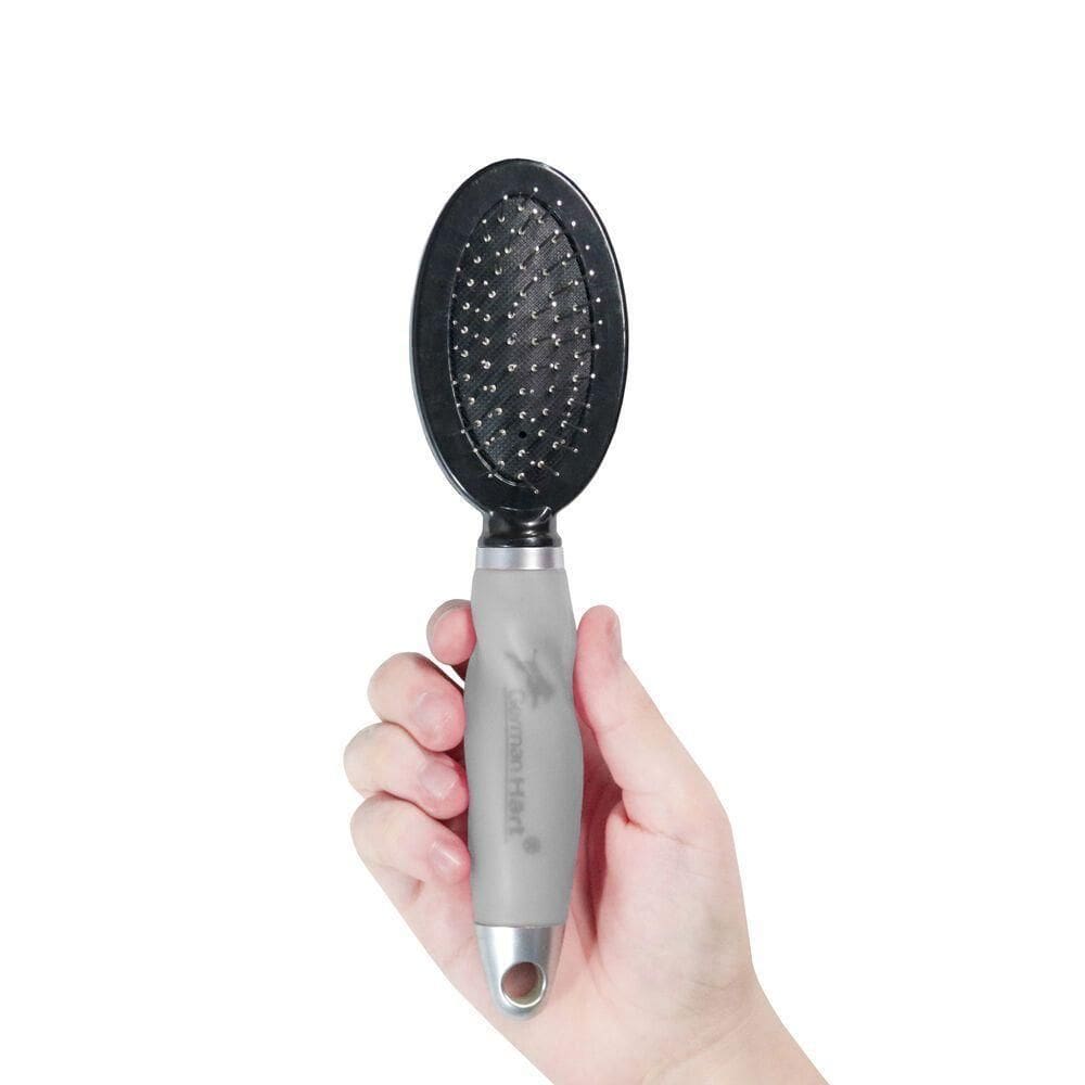 Escova Dupla Germanhart M Gel Para Animais - Remoção De Nós E Emaranhados