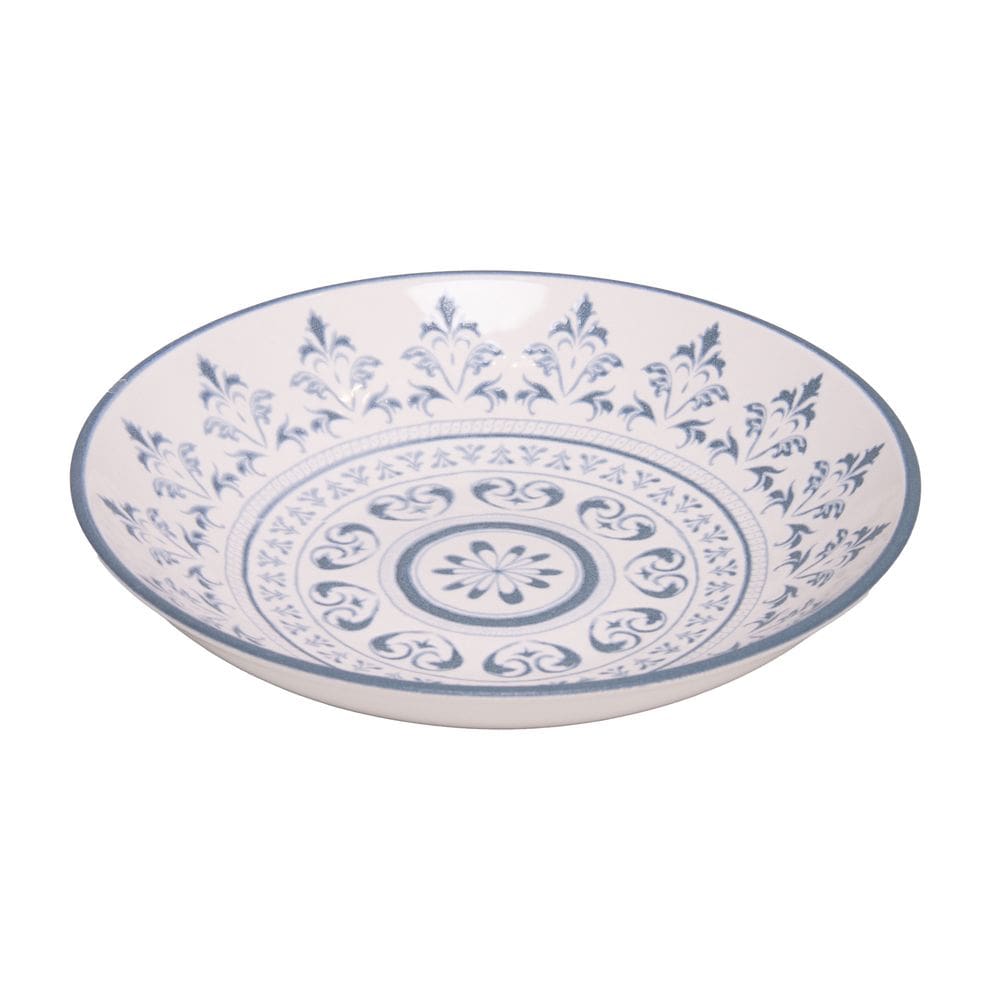 Prato Fundo Porto 21,5cm Azul Cerâmica - Wolff