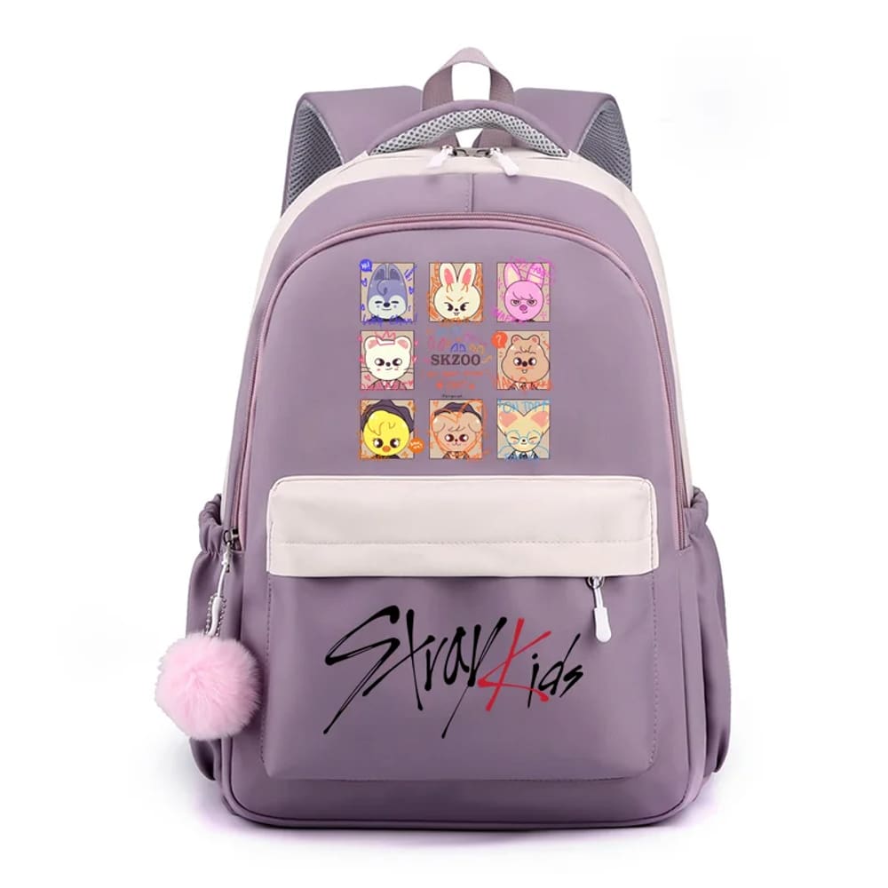 Mochila Stiaykids College Style Digital Pattern Velvet
