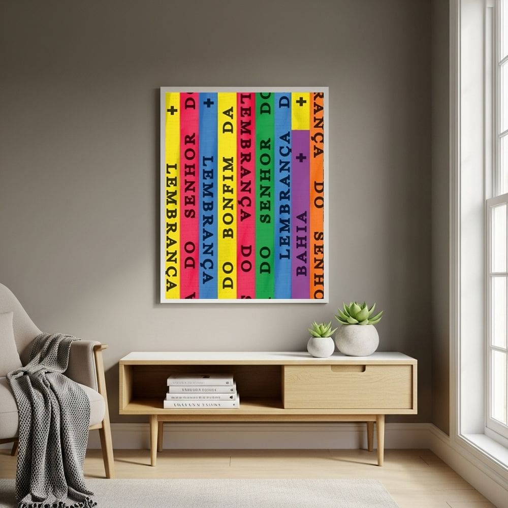 Quadro Fitas Coloridas do Senhor do Bonfim - 70x50cm