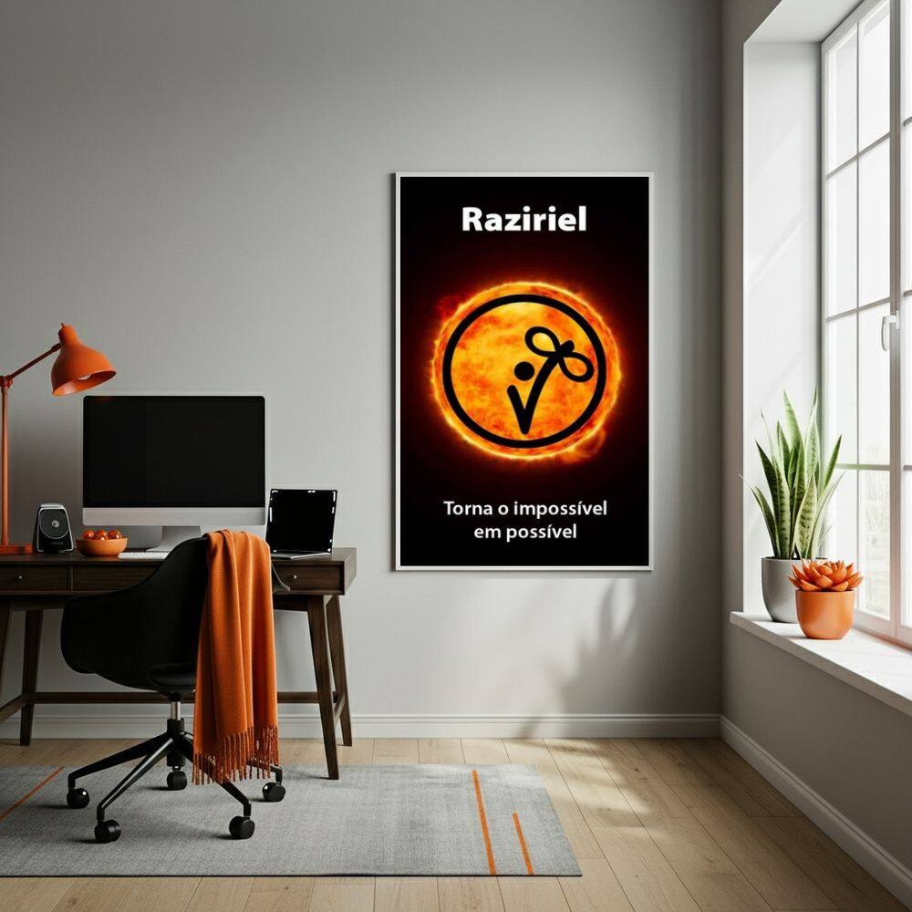 Quadro Decorativo Raziriel Torna o Impossível  - 70x50cm
