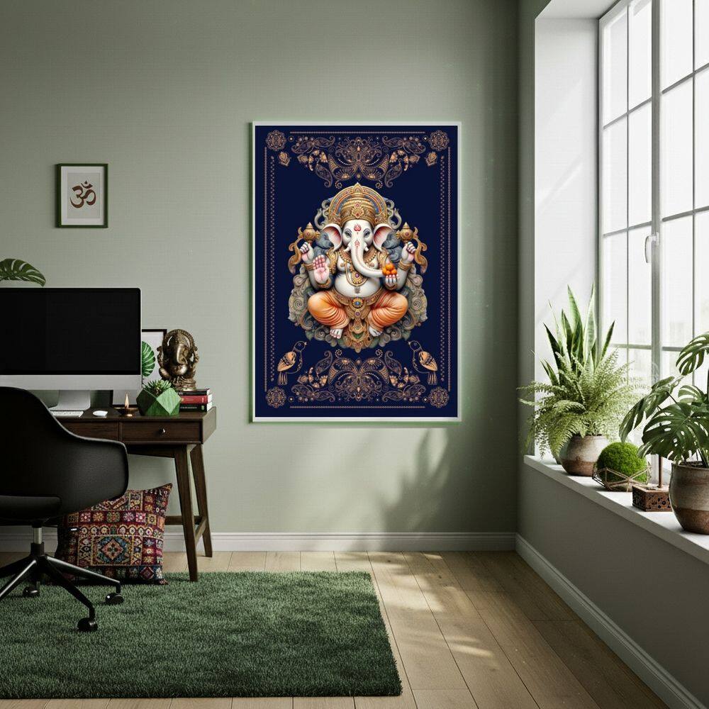 Quadro Lord Ganesha  - 70x50cm