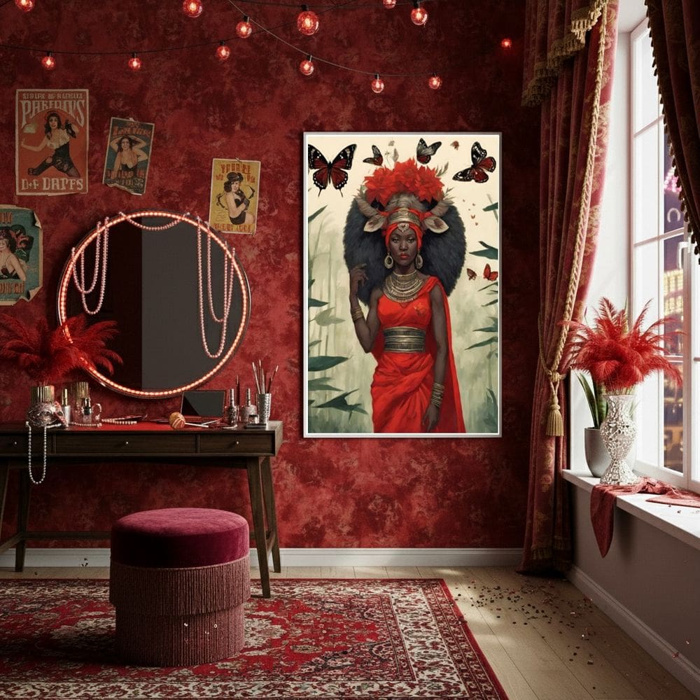 Quadro Candomblé Iansã  - 70x50cm