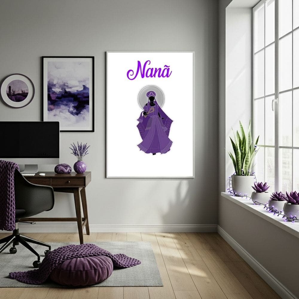 Quadro Decorativo Orixá Nanã - 70x50 cm
