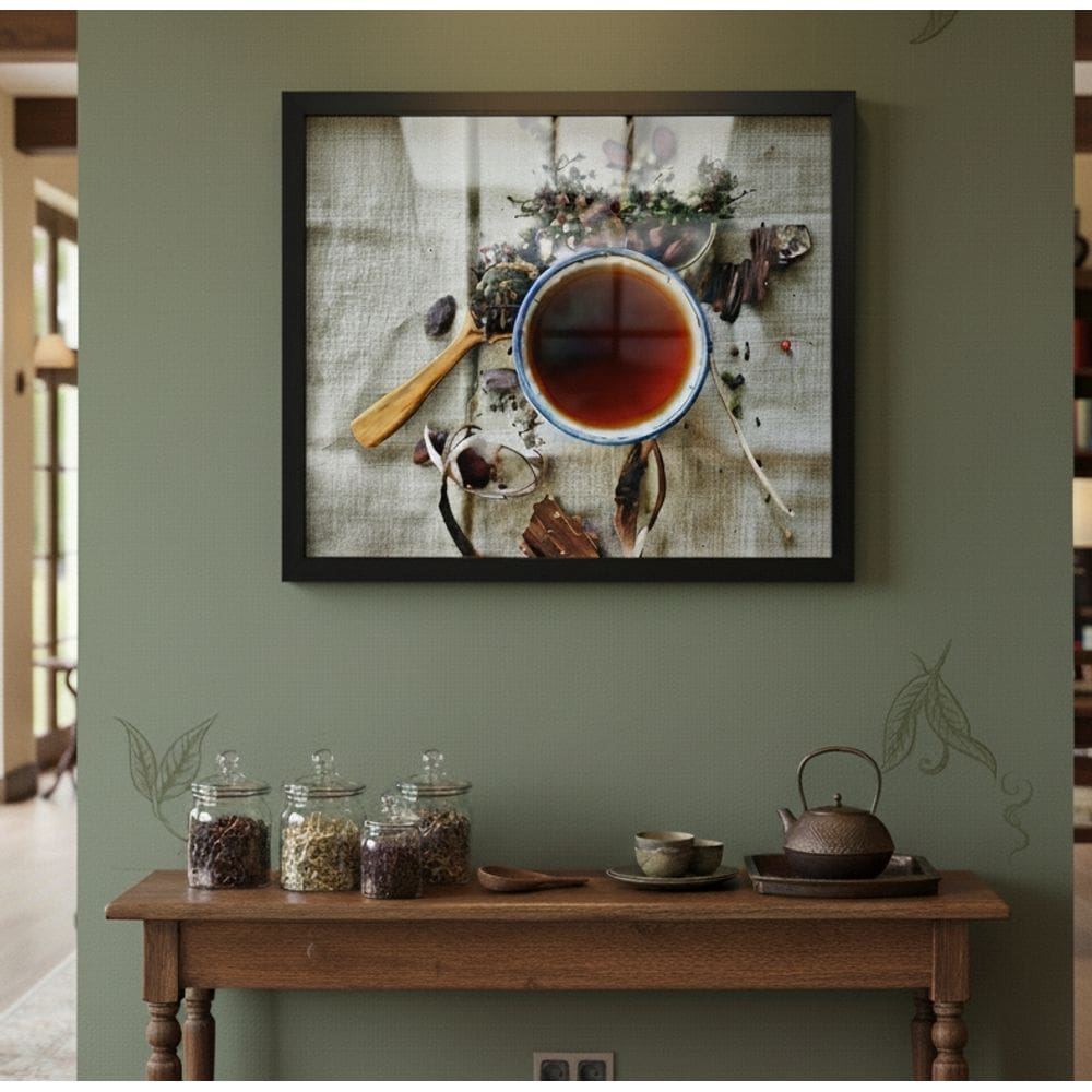 Quadro Decorativo Xícara Colher de Chá - 50x70cm