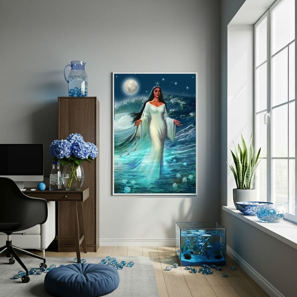 Quadro Umbanda Iemanjá  - 70x50cm