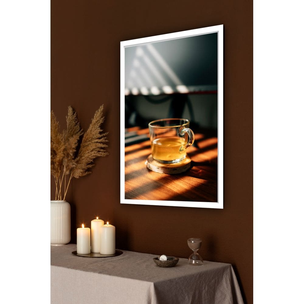 Quadro Decorativo Xícara De Chá Sol  - 70x50cm