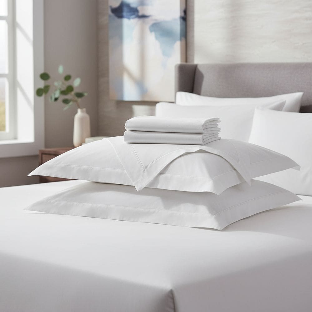 Jogo de Lençol Cama Queen 4 peças 230 Fios Reffinata Color Cor Branco