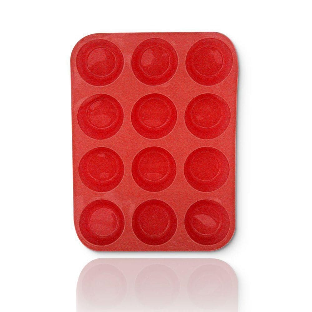 Forma Cupcake Silicone 12 Cavidades