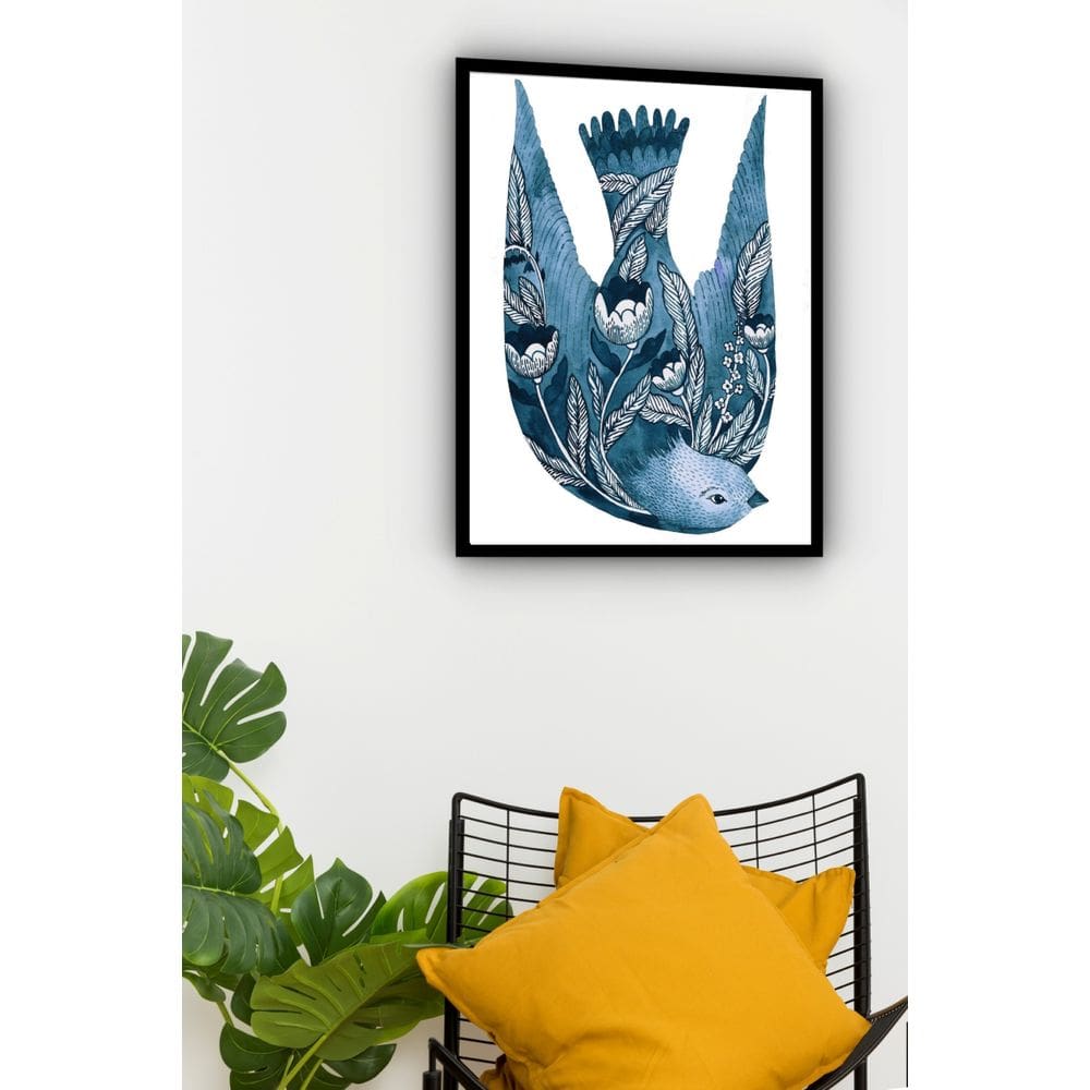 Quadro Decorativo Andorinha Portuguesa  - 70x50cm