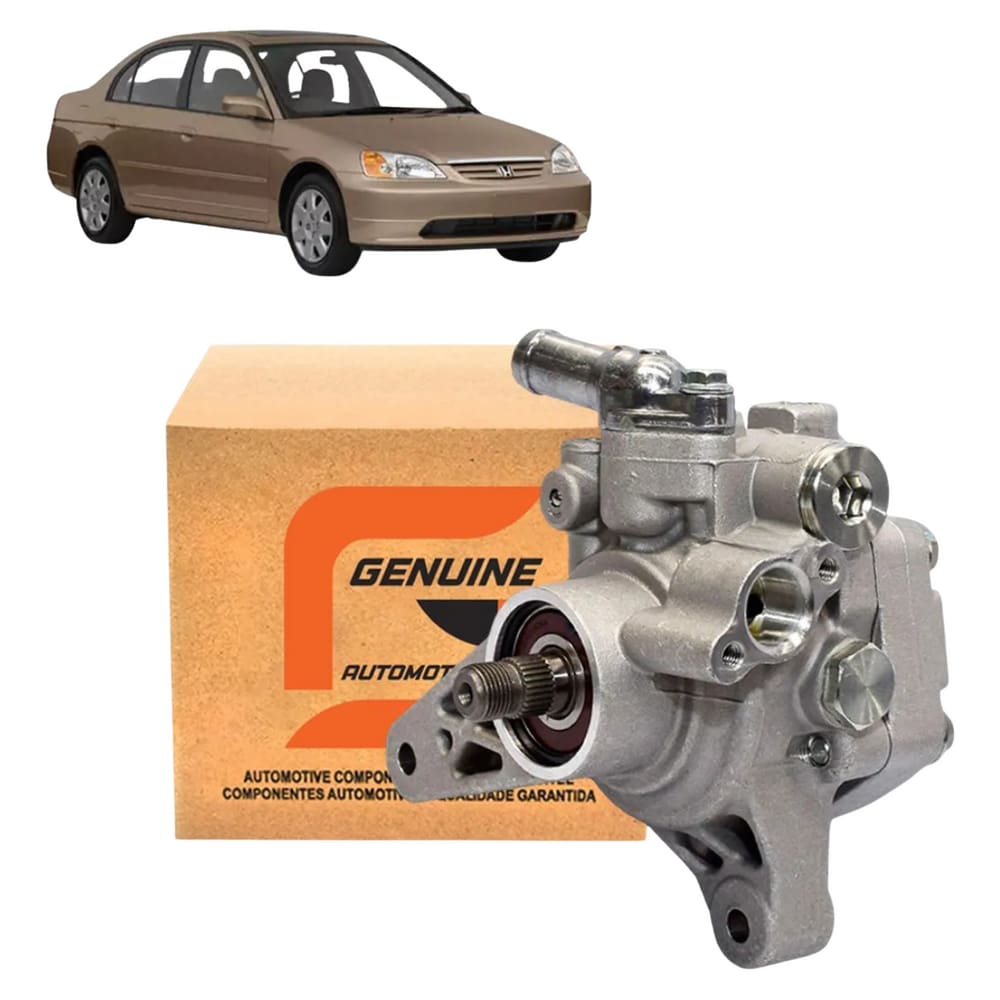 Bomba De Oleo Hd Nova Honda Civic 1.7 (Mod Antigo) 2001 A 2006 - Sem Polia Polia