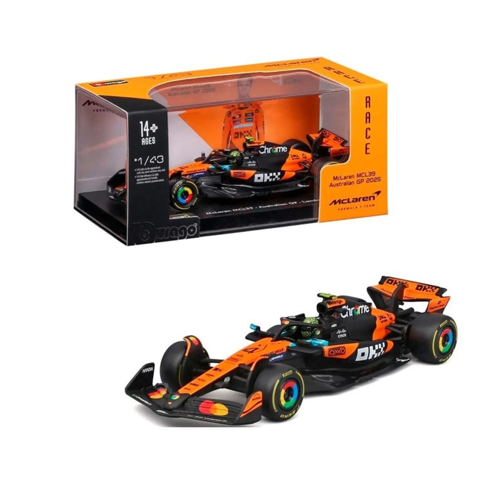 Miniatura 1:43 F1 2025 Mclaren Mcl39 4 Lando Norris - Burago