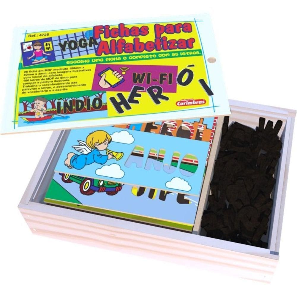 Kit de Letras Carimbras - 135 Peças - Reconhecimento