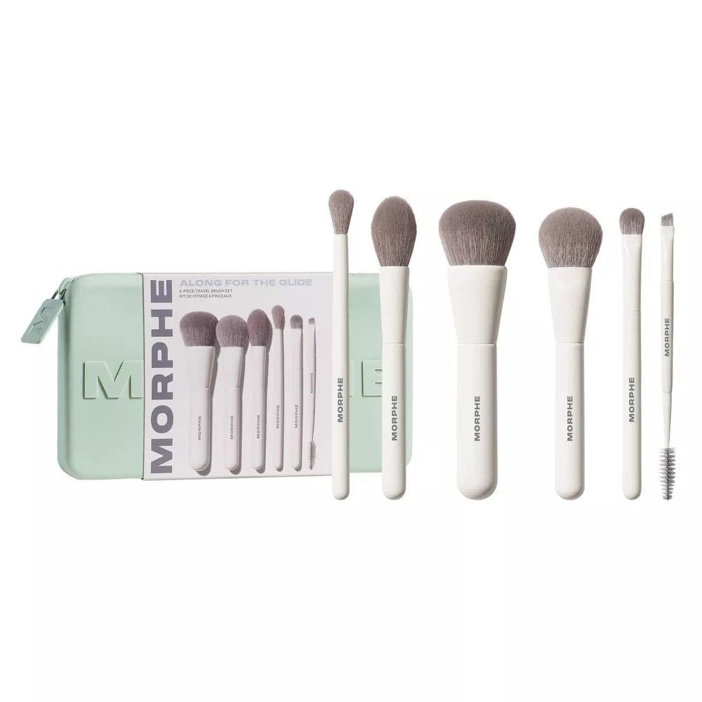 Conjunto de pincéis Morphe Along para o Glide 6 peças Travel