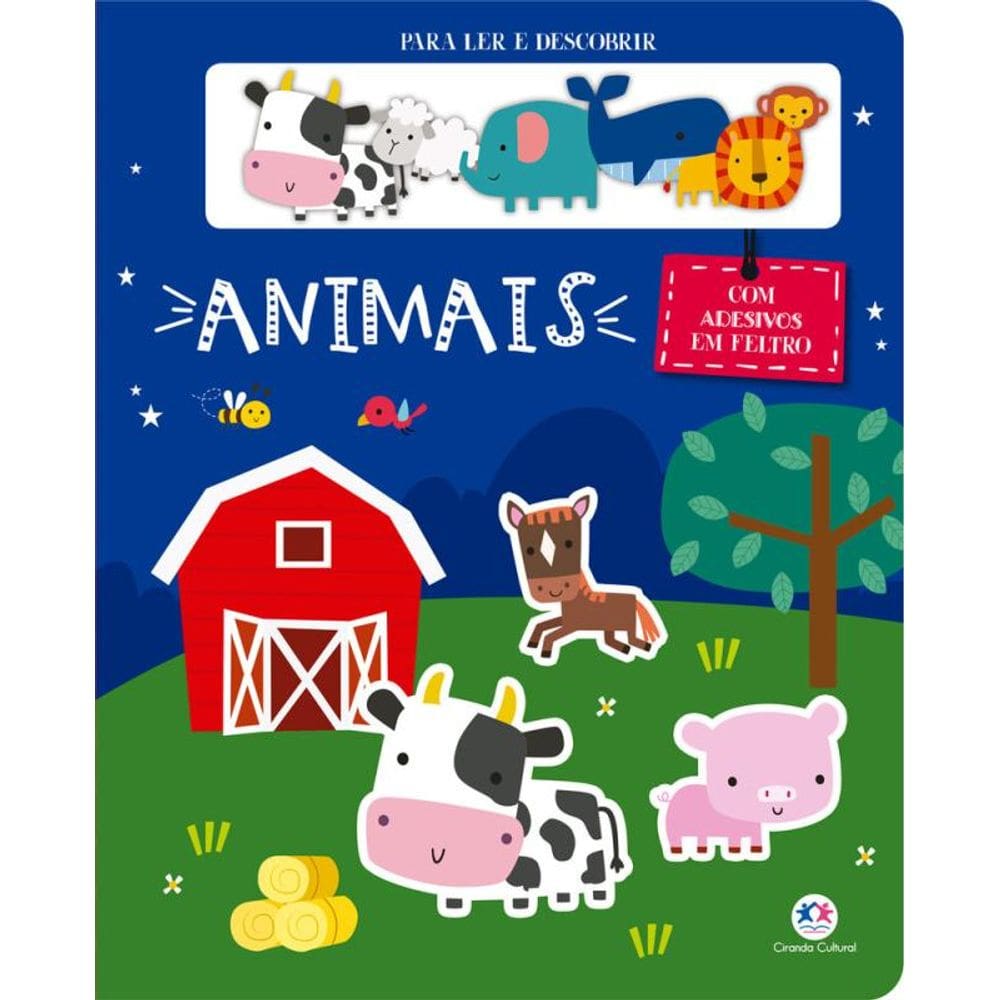 Animais - Com adesivos em feltro